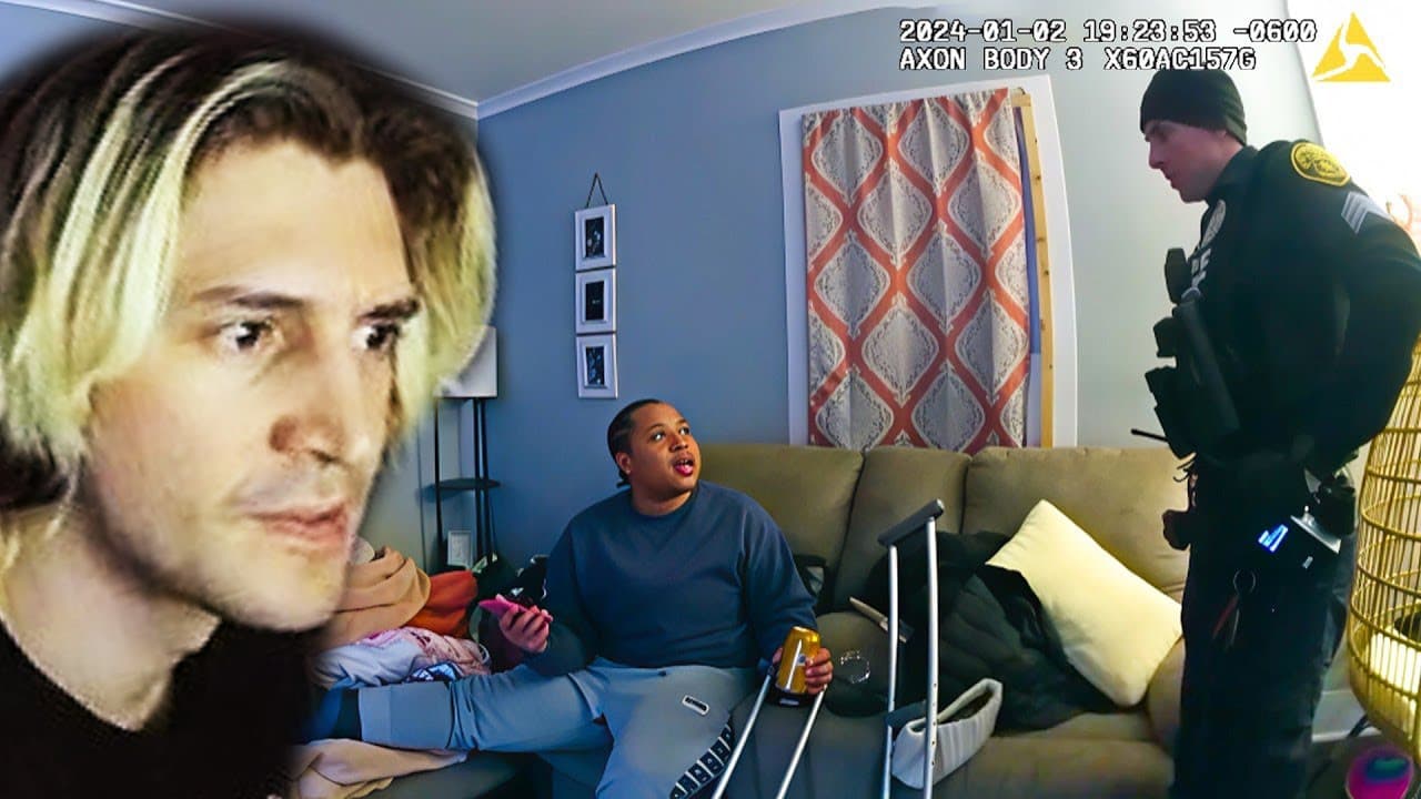 Routine House Search Takes a Dangerous Turn | xQc Reacts