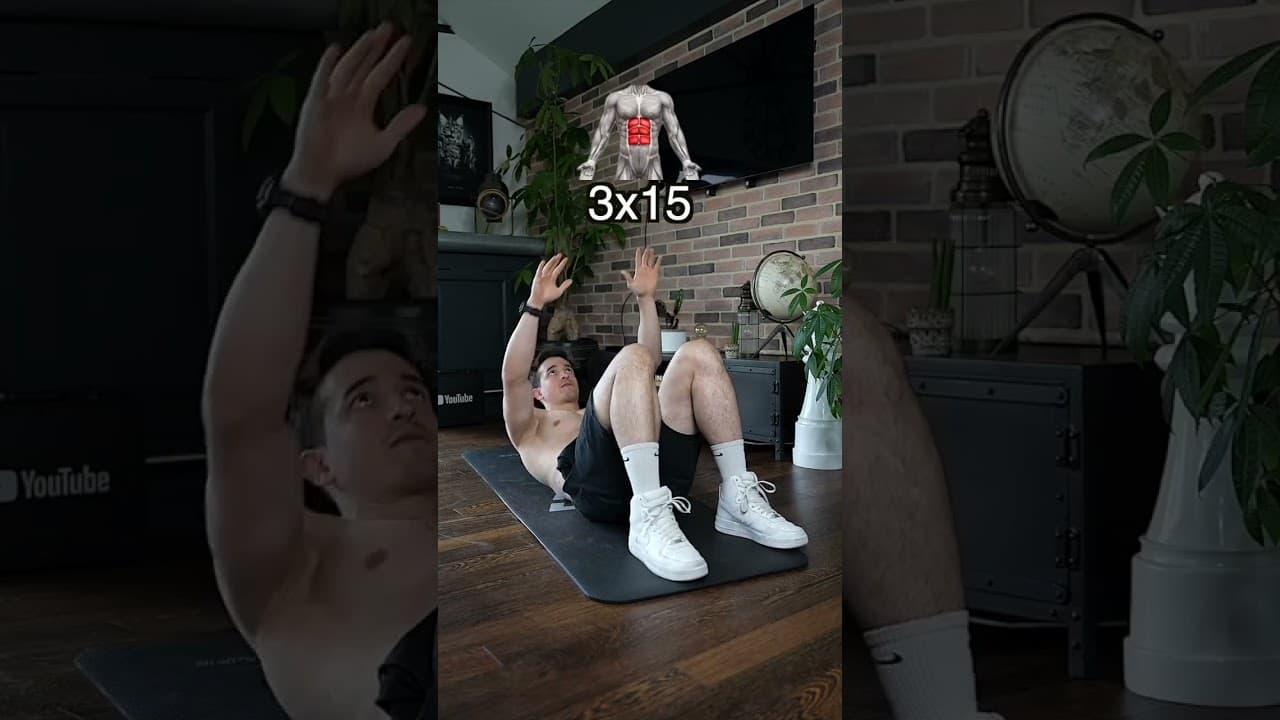 Best abs workout for beginner ! 🔥