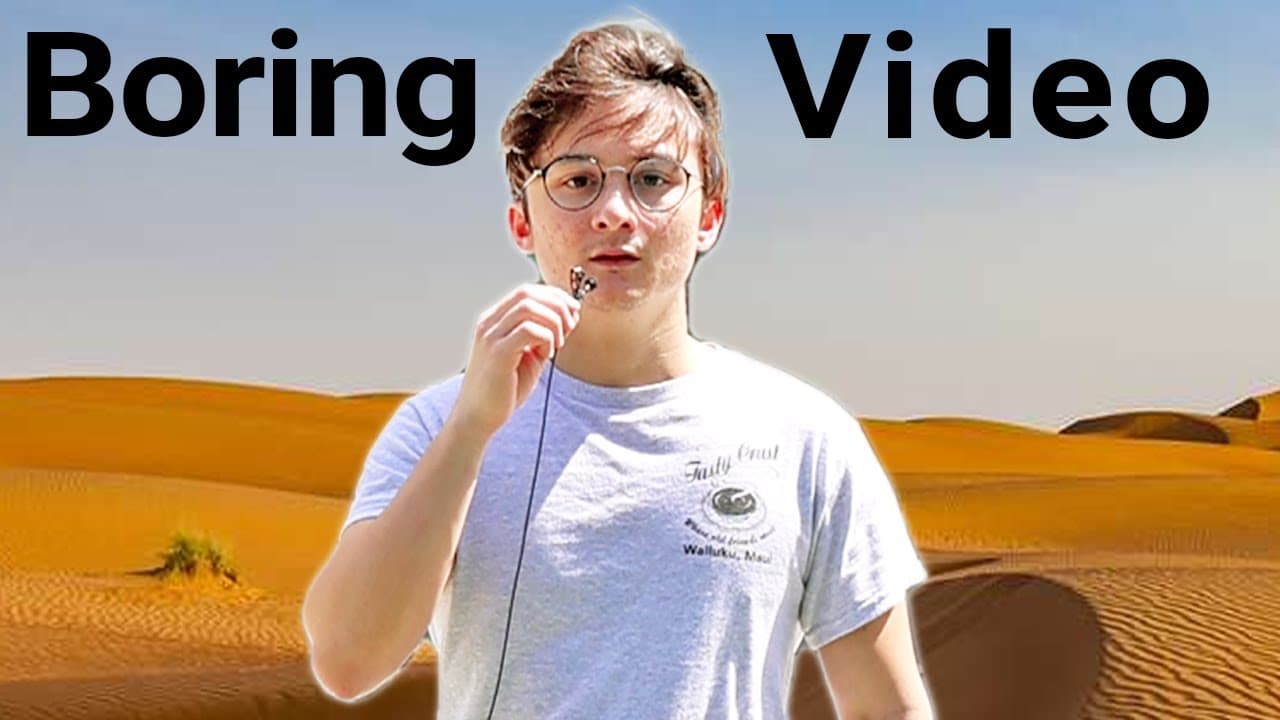 a boring video