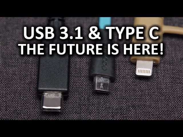 USB 3.1 & Type C - It's finally here!