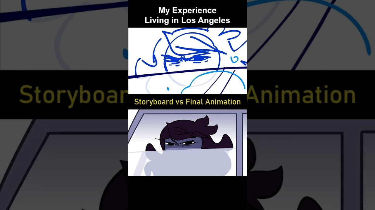 Storyboard vs Animation: Living in Los Angeles (shot 17)