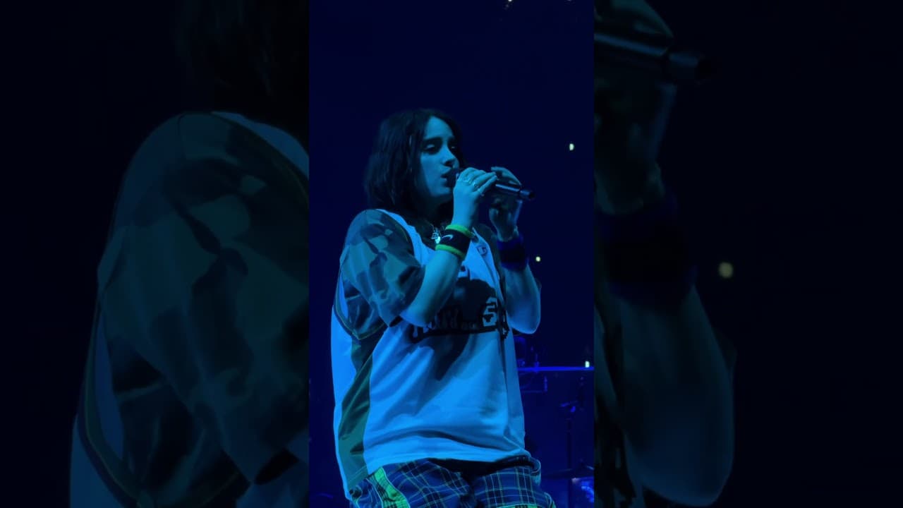 Billie performing “my future” at her show in Tokyo, Japan!