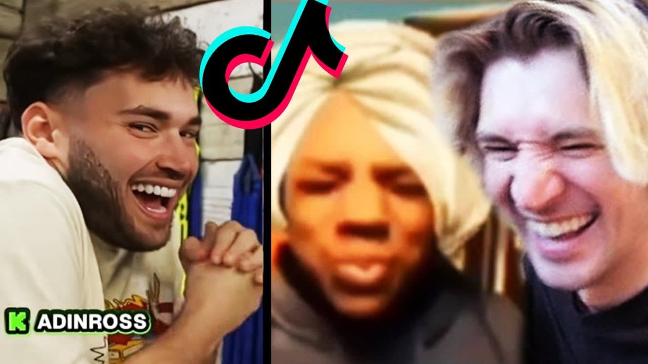 xQc CAN'T STOP LAUGHING at TIK TOKS