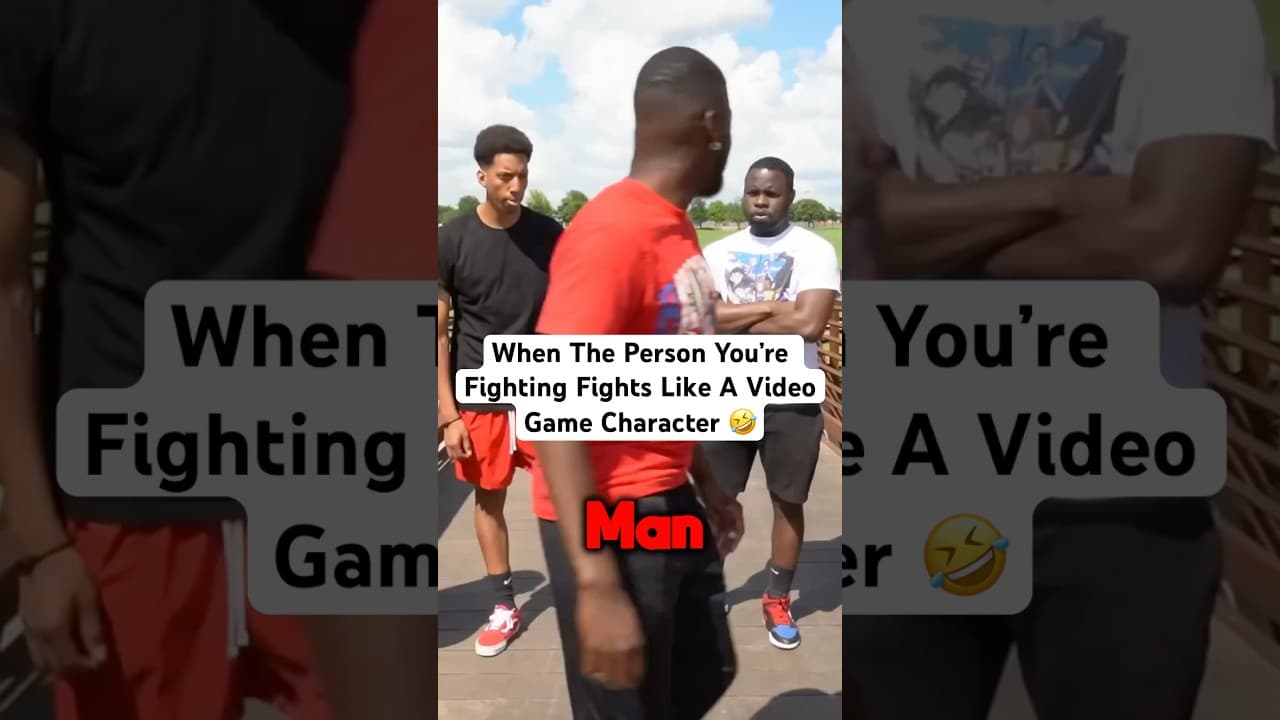 If anybody pulls out video game moves in a fight, leave them alone 😂 #shorts #videogames #funny