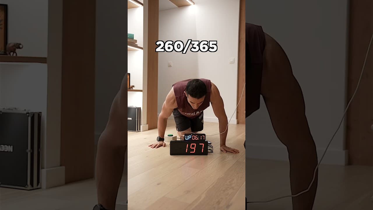 Day 260/365 One more push-up everyday during 1 year !! 🔥