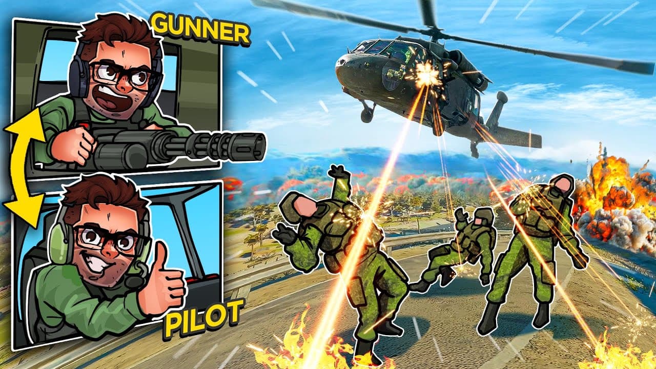 WIPING THE LOBBY AS A SOLO PILOT & GUNNER