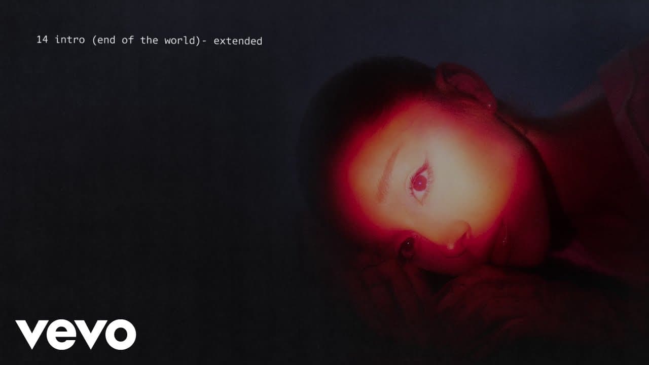 Ariana Grande - intro (end of the world) (extended) (lyric visualizer)