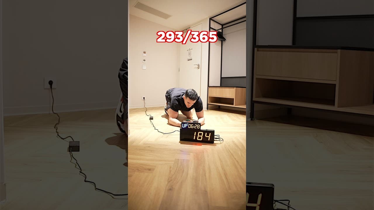 Day 293/365 one more push-up everyday for a whole year !! 🔥